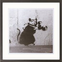 Banksy アート ポスター インテリア おしゃれ バンクシー カメラを持つネズミ アートポスター IBA-62691 パパラッチ 額縁 アートパネル 絵画 ...