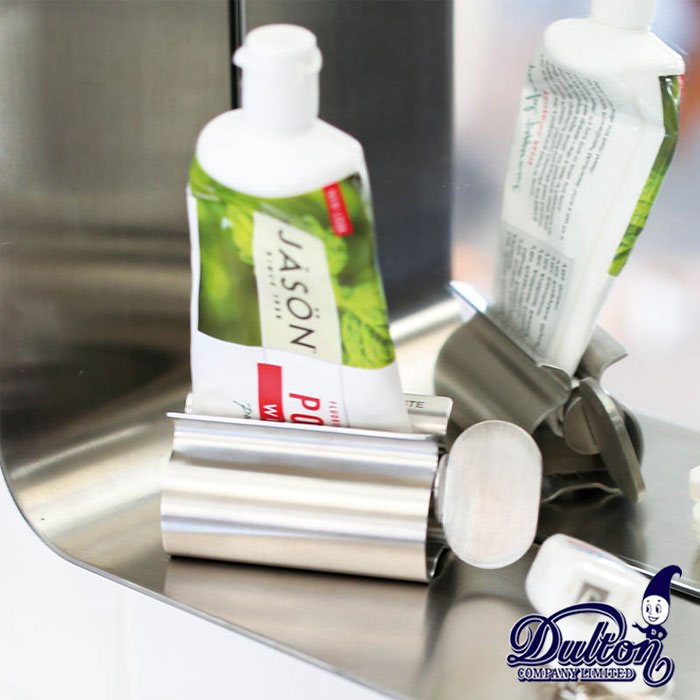 DULTON ダルトン 歯磨き粉ホルダー 歯磨き粉 絞り器 チューブ絞り スクイーザー ウィズ スタンド 軟膏 H21-0366 チューブ 絞る 使い切る 押し出す 便利 節約 エコ eco 洗面用具