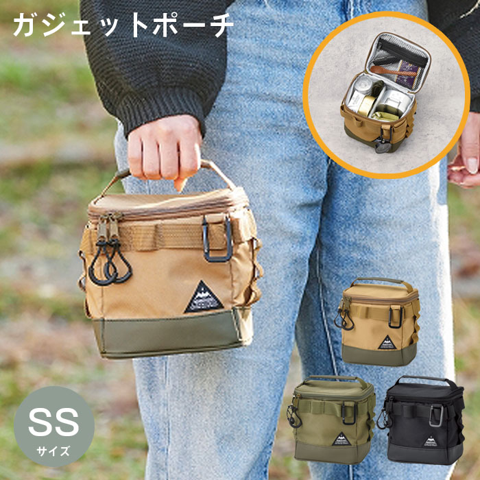 楽天Wedge保冷バッグ キャンプ クーラーバッグ お弁当入れ パーテーションバッグ SSサイズ スパイス 調味料 約2.5L 小物入れ ブラック カーキ ベージュ アウトドア BBQ 保冷剤 ピクニック SF-3811 お弁当 保冷ポーチ