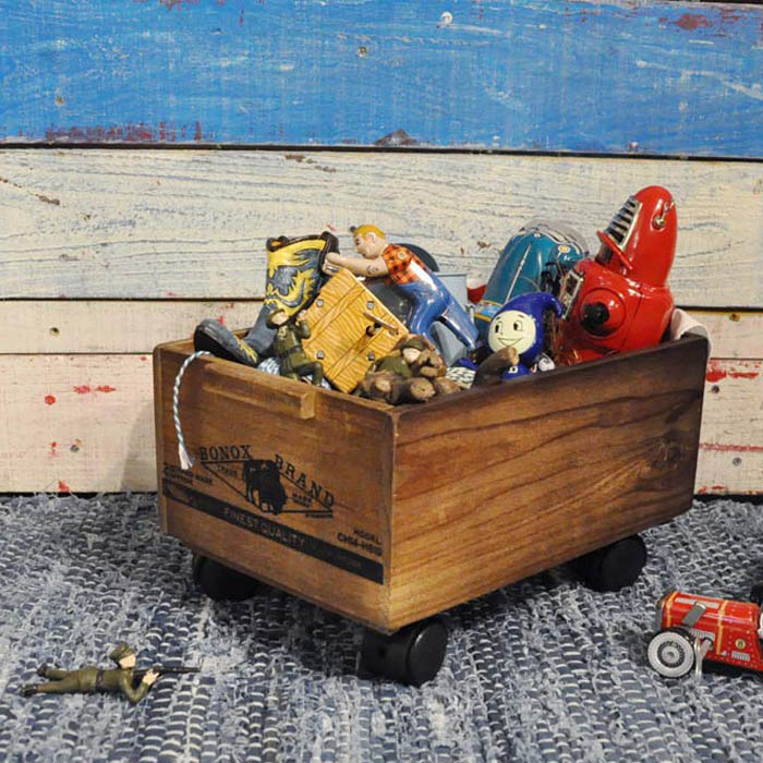 収納ボックス 木製 DIY風 ヴィンテージ感 収納ケース 仕切り無し ダルトン DULTON STACKING WOODEN BOX ウッデン B ボックス CH14-H519NT 小物収納 小物入れ ボックス ケース 小物 道具入れ 整理整頓 整理