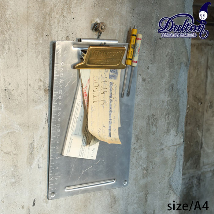 Rakuten - クリップボード おしゃれ DULTON A4 ダルトン 雑貨 METAL CLIP メタルクリップボード BOARD 117-330A4-BS クリップファイル バインダーケース バインダー 書類 整理 デスク収納 事務用品 オフィス 整頓 事務 会社