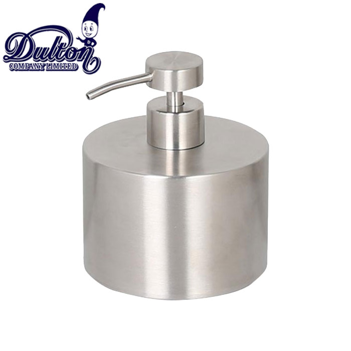 詰め替えボトル シャンプー ダルトン DULTON 雑貨 ソープディスペンサー 500ml 詰め替え容器 K755-917 ステンレススチール ソープ 液体石けん ディスペンサー ハンドソープ 詰替え 詰替 ステンレス 洗面所 キッチン 日用品