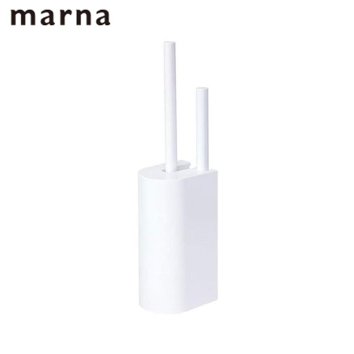 トイレブラシ スリム トイレ ケース付き ブラシ マーナ 2in1 SLIM トイレ掃除 marna ミニブラシ付き シ..