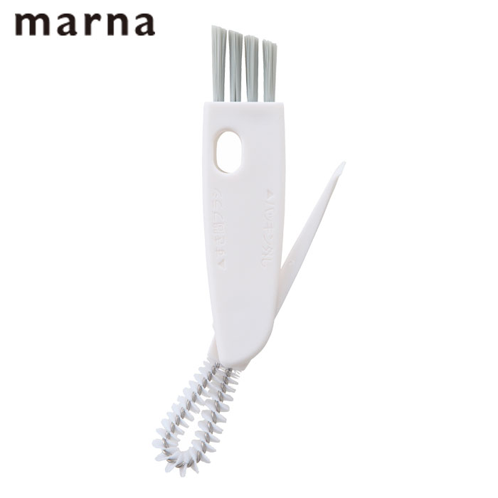 マーナブラシ水筒すき間洗いブラシ水...