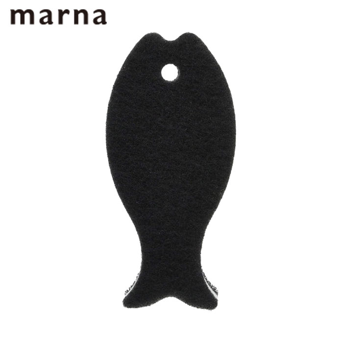 Rakuten - キッチンスポンジ マーナ ハード おさかなスポンジ 3層構造 MARNA 台所用スポンジ 食器用スポンジ クリーナー 食器洗いスポンジ スポンジ 皿洗い 食器用クリーナー 鍋用 丈夫 研磨粒子入り