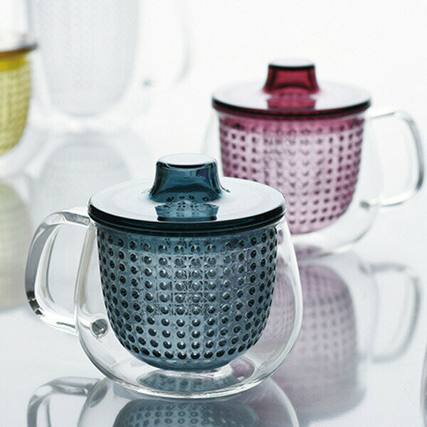 Rakuten - KINTO UNIMUG ガラス ティーポット 茶こし付き マグ 全4色 350ml 急須 紅茶ポット ガラスポット 食洗機対応 ポット ティーカップ