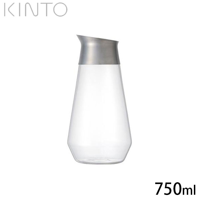 Rakuten - KINTO キントー LUCE ウォーターカラフェ 750ml 冷水筒 ピッチャー ウォーター カラフェ 耐熱 ガラス ポット 食洗機対応 電子レンジ対応 麦茶 水差しポット 冷水ポット