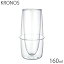 KINTO ȡ 160ml ѥ󥰥饹 Ź¤  ݲ 饹 ֥륦 KRONOS 23109 饹 å å ο ޥ 磻 ѥ Żҥб  б