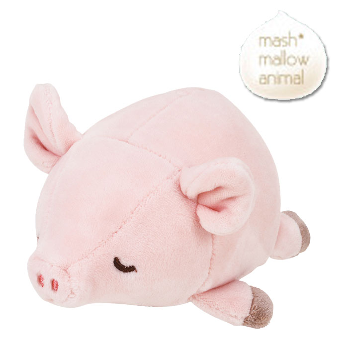 Rakuten - マスコット ぬいぐるみ ブタ マシュマロアニマル ぶた 豚 ふわふわ 小さい 38985-21 ピンキー 動物 もちもち アニマル 手乗りサイズ 洗える 手洗い かわいい ねむねむ 癒し もっちり にぎにぎ プチギフト ギフト プレゼント キッズ 子供