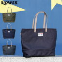 トートバッグ 大きめ レディース キャンバス メンズ 男女兼用 SLOWER スロウワー CANVAS PEBBLE DOBBY ぺブル 5033 ドビー ドビー織 帆布 手提げ 21L レザーハンドル おしゃれ 雑貨 オフィス(4)