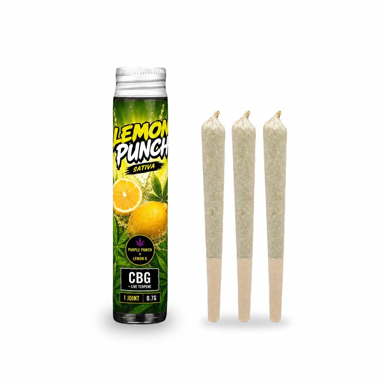 CBGジョイント 3本 CBD Lemon Punch Weedyyz 高濃度 1000mg