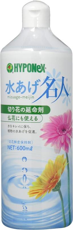 ハイポネックスジャパン 切花用延命剤 水あげ名人 600ml