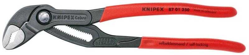 クニペックス KNIPEX 8701-250 コブラ ウォーターポンププライヤー BKJ 