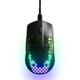 SteelSeries ゲーミングマウス Aerox 3 超軽量 TRUEMOVE AIRセンサー搭載 Quantum Wireless 2.0テクノロジー IP54規格 防水 防塵