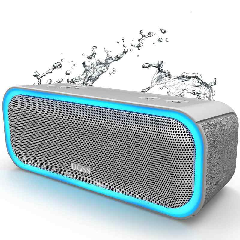 DOSS SoundBox Pro Bluetooth ԡ 磻쥹 ݡ֥ ԡ 20W 㲻 ƥ쥪 IPX5ɿ 饤ƥ󥰵ǽ 20ֺ Aux-in TFб Ϥ ȥɥŬ