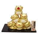 リュウコドウ 金運団子 かえる 置物 19-314A 高さ12cm(3)