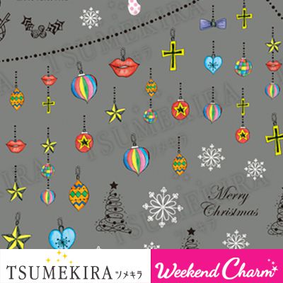 【訳あり】【アウトレット】ネイルシール ツメキラ（Tsumekira） クリスマスコンテストネイルシール