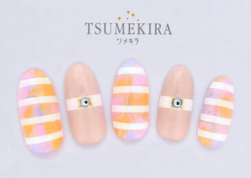 【アウトレット】ネイルシールツメキラ( tsumekira)ライン 2mm・3.5mm ホワイト ネイルシール