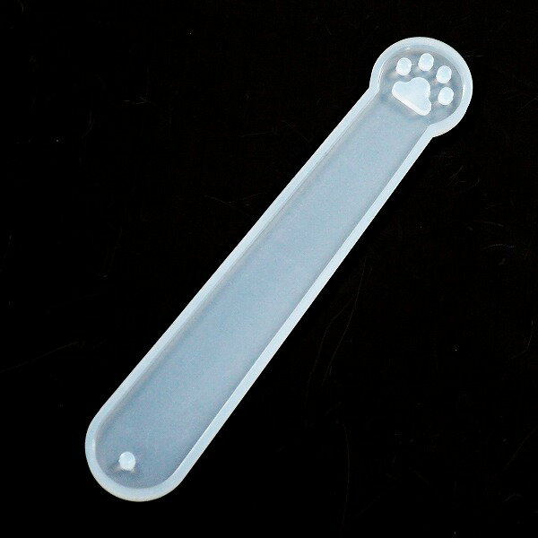 ネコ肉球 しおり モールド　栞 ブックマーク ねこ 猫