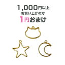 1円おまけ ミニ フレーム【1,000円以上お買い上げの方限定】カラワク レジン パーツ プレゼント