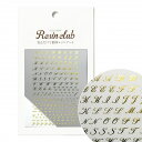 Resin club(レジンクラブ) アルファベット 筆記体 ゴールド 推し活 推しグッズ