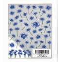 Resin club(レジンクラブ) 彼岸花 青【両面】レジンシール ヒガンバナ 曼珠沙華 リコリス