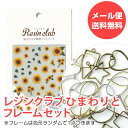 【送料無料】Resin club(レジンクラブ) ひまわり とフレームのセット1000円ポッキリ ハンドメイド お試し