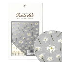 Resin club(レジンクラブ) 彼岸花 白【両面】レジンシール