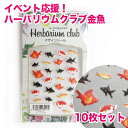 Herbarium club(ハーバリウムクラブ) 金魚 ★ シール 10枚セット ハーバリウム ワークショップ