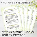 ハーバリウム取り扱いリーフレット 20枚 ハンドメイド ワークショップ イベント