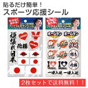 【送料無料】フェイス&ボディシール 2枚セット 【野球応援 & スポーツ 日本応援】 FB-YAK-101 FB-OEN-101