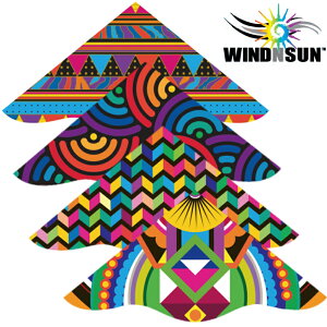 凧 カイト WindDelta ウインドデルタ WINDNSUN リップストップナイロン 凧揚げ 凧あげ お正月