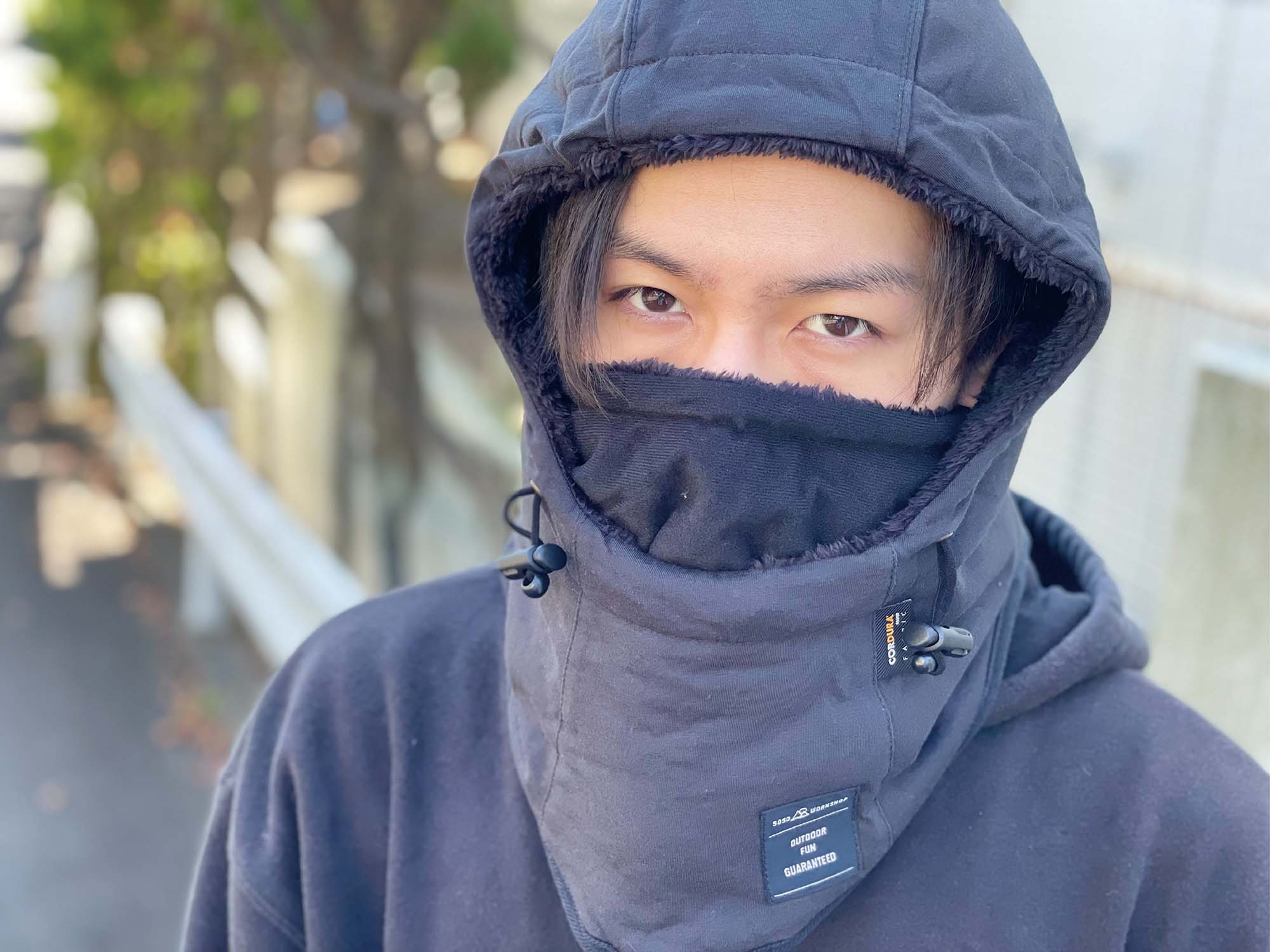 Rakuten - 5050WORKSHOP コンパクト 持ち運び便利 NECK HOOD -Packable Neck Warmer