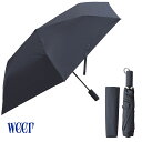 【公式】weer 自動開閉 折りたたみ傘 日傘 コンパクト ワンタッチ UVカット メンズ レディース 晴雨兼用 軽量 自動開閉 折り畳み傘 傘 ネイビー