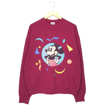 ミッキー キャラクタースウェット レッド Mickey Disney ディズニー トレーナー プリント 赤 古着 中古 Wv1912 1081 ディズニー トレーナー 古着シンクロヒーロー ミッキー キャラクタースウェット レッド Mickey Disney ディズニー トレーナー プリント 赤 古着 中古 Wv1912 1081 ディズニー トレーナー 古着シンクロヒーロー
