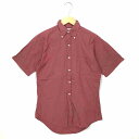 CAMPUS 60's 半袖無地シャツ サイズ表記 S レッド 60s 60年代 1960年代 Vintage ビンテージ ヴィンテージ ネップ TAPERD AMERICAN TRADITIONALS RED 赤 古着【中古】wv1912-1732(4)