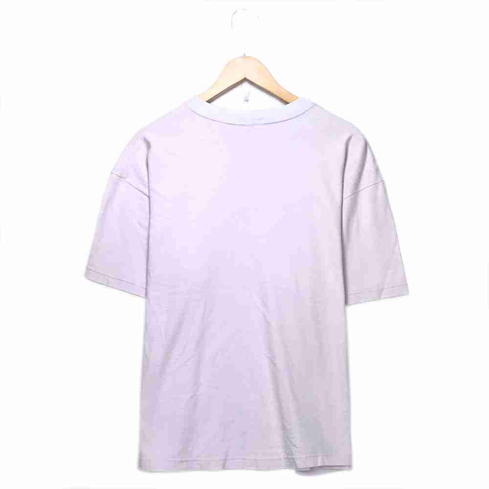 ステューシー ブランドTシャツ サイズ表記 XL ピンク stussy 半袖 ボーダー ポケT スケート オレンジ 古着【中古】wv2005-0718