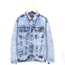 GRAND CANYON ケミカルジャケット サイズ表記 FREE ブルー 長袖 デニム Gジャン アウター ロゴ グランドキャニオン DENIM JACKET...