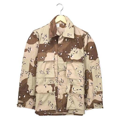 ミリタリーシャツ サイズ表記 S ベージュ チョコチップ 迷彩 カモフラ military 長袖 ブラウン brown 茶 古着【中古】wv2005-2012 ミリタリーシャツ サイズ表記 S ベージュ チョコチップ 迷彩 カモフラ military 長袖 ブラウン brown 茶 古着【中古】wv2005-2012