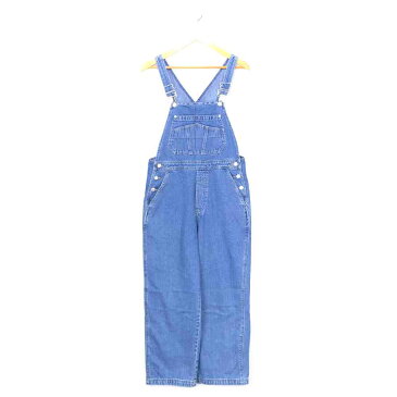 ギャップ オーバーオール サイズ表記 S ブルー 青 デニム GAP 古着【中古】wv2101-0258