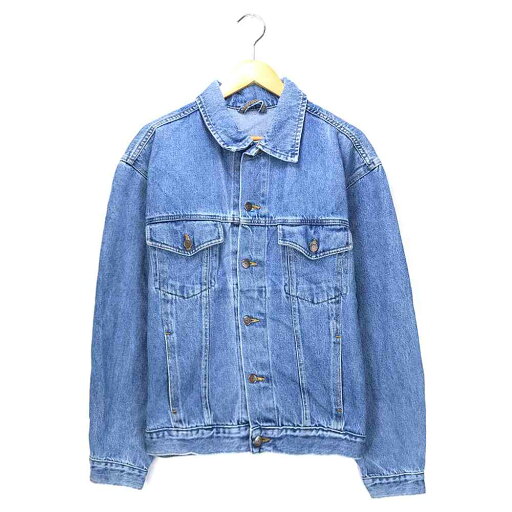 FADED GLORY デニムジャケット ブルー Gジャン アウター 無地 ビッグサイズ ビッグシルエット DENIM JACKET BLUE 青 古着【中古】wv2101-0655 FADED GLORY デニムジャケット ブルー Gジャン アウター 無地 ビッグサイズ ビッグシルエット DENIM JACKET BLUE 青 古着【中古】wv2101-0655