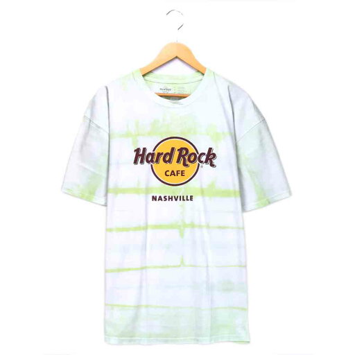 ハードロックカフェ カンパニーTシャツ サイズ表記 XXL グリーン Hard Rock CAFE 企業 NASHVILLE ナッシュビル タイダイ 半袖 プリント ビッグT ビッグシルエット 緑 ホワイト White 白 古着【中古】wv2101-0707 ハードロックカフェ カンパニーTシャツ サイズ表記 XXL グリーン Hard Rock CAFE 企業 NASHVILLE ナッシュビル タイダイ 半袖 プリント ビッグT ビッグシルエット 緑 ホワイト White 白 古着【中古】wv2101-0707