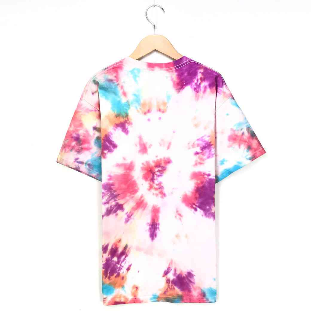 cafe press タイダイ Tシャツ サイズ表記 M マルチカラー 半袖 カフェ プレス Hanes ヘインズ 古着【中古】 wv2101-1516