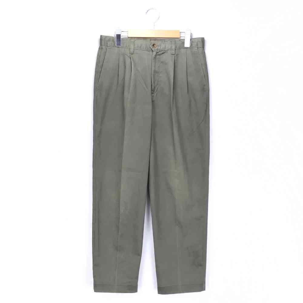 DOCKERS チノパン カーキ ボトムス ロング パンツ W32 L30 古着wv2101-1589