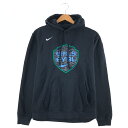 WEGO VINTAGE ONLINE STOREで買える「ナイキ スポーツブランドスウェット サイズ表記 M ブラック プルオーバー パーカー GIRLS EYBL NIKE スウォッシュ スウッシュ ロゴ 刺繍 プリント フーディー Black 黒 古着【中古】wv2101-2953」の画像です。価格は2,750円になります。