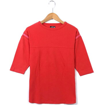 ステューシー スケートTシャツ サイズ表記 S レッド 赤 STUSSY 古着【中古】wv1907-1452
