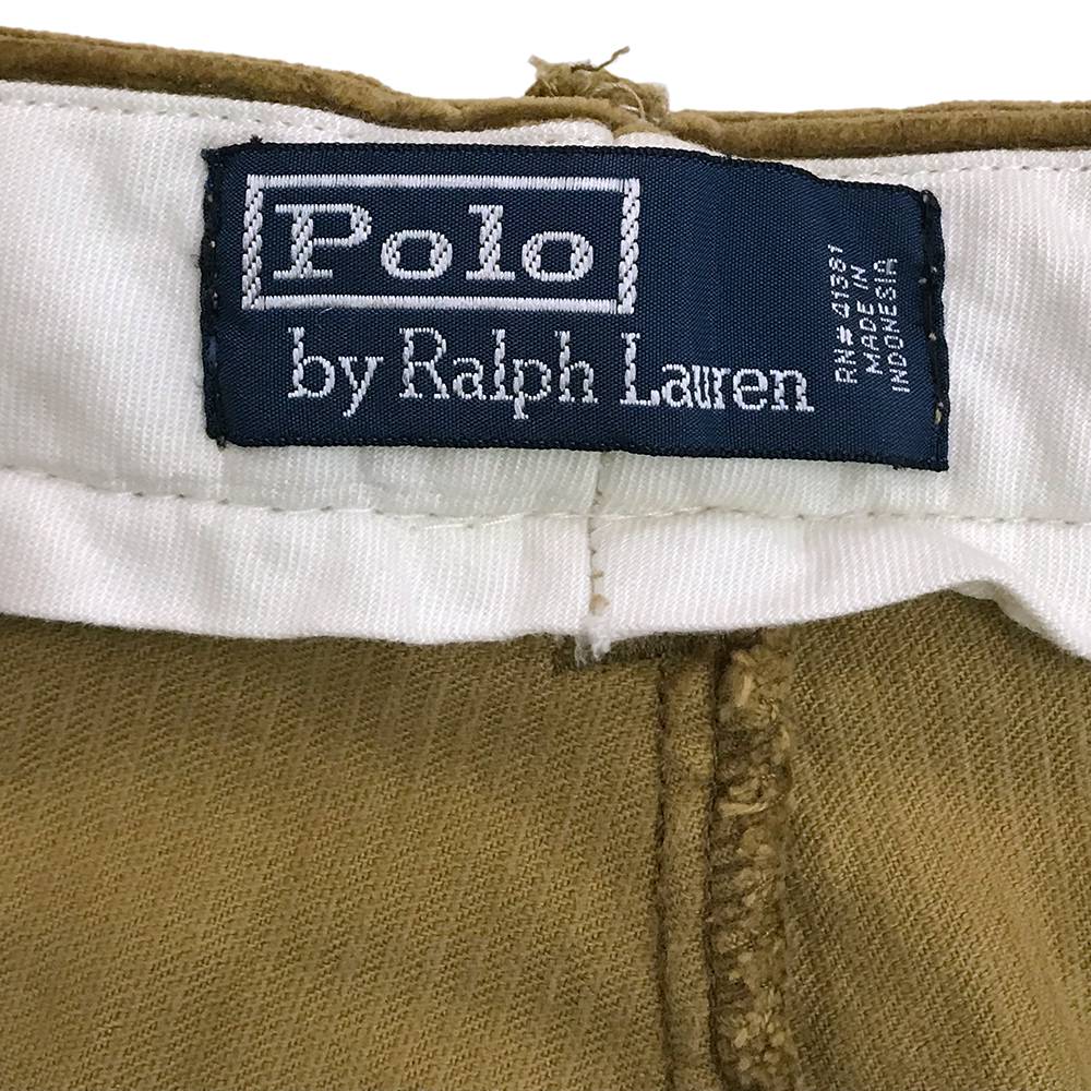 ポロバイラルフローレン コーデュロイパンツ ブラウン POLO Ralph Lauren ラルフローレン ライトブラウン ロングパンツ パンツ ボトムス 古着【中古】wv1907-0621