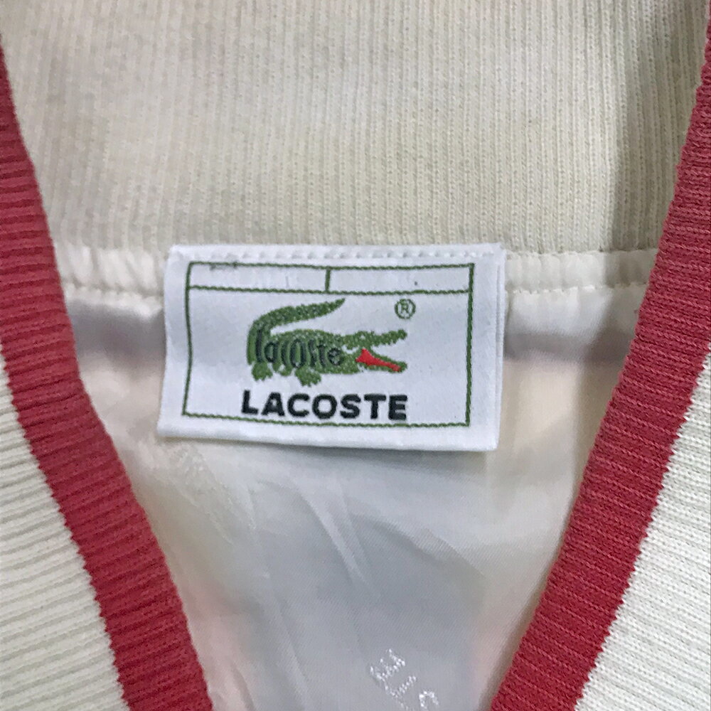 ラコステ ブランドスウィングトップ スイングトップ マルチカラー Lacoste ライトアウター チェック柄 ブルー レッド イエロー グリーンベージュ otherブランド 古着 【中古】 wv1907-2042