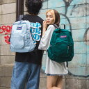 JANSPORT CROSSTOWN サックス ダークグリーン エコ リサイクル素材 フロントカーガナイザー付き ユーティリティポケット レディース ユニセックス 男女兼用 メンズ WEGO ウィゴー