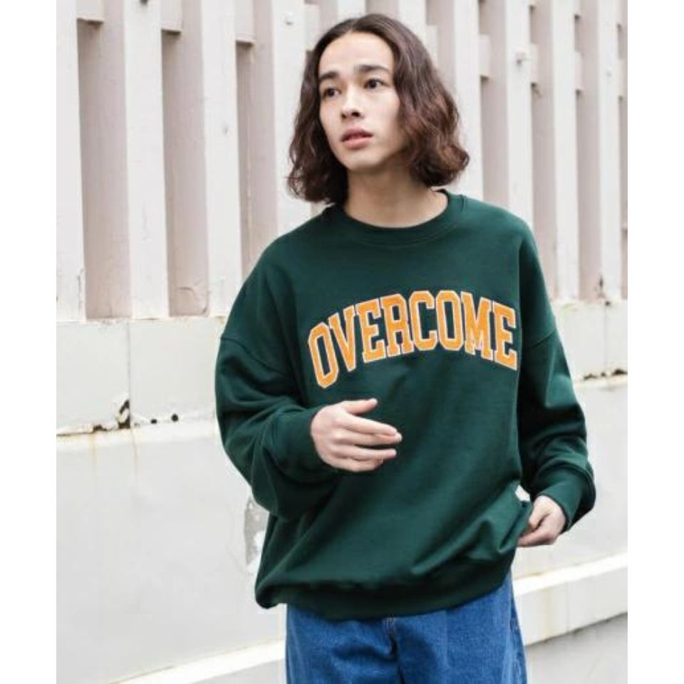 【SALE4399円→3739円】ヘビーウエイト サガラワッペンプルオーバー メンズ レディース ユニセックス 長袖 トップス トレーナー スウェット 春 秋 冬 WEGO ウィゴーのサムネイル